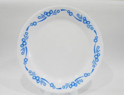   NEW Vtg. CORELLE by Corning CORNFLOWER 10 1/4'' DINNER PLATE Blue Floral 1970