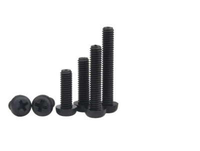 25/50pc M2M2.5M3M4 Black Plastic Nylon Hex Column Standoff Spacer  Screw