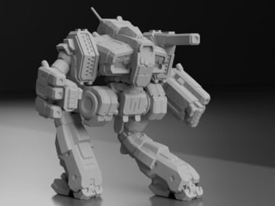 HLF-Prime ''Hellfire'' - Alternate Battletech Mechwarrior Miniatures
