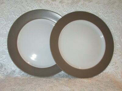 Set of 2 ~ NWOB ~ Pfaltzgraff HARMONY TAUPE 10.75'' Dinner Plate