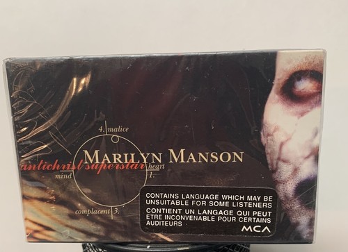Marilyn Manson Antichrist Superstar Cassette Tape 1996 Brand