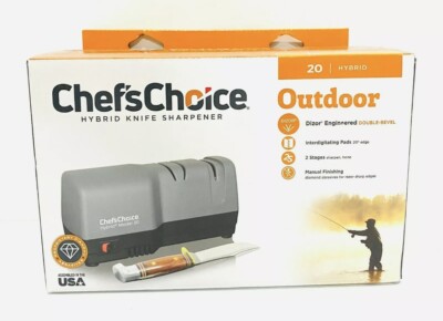 Chefs Choice Hybrid 20 Diamond Knife Sharpener And Hone Hunting Fishing Etc.