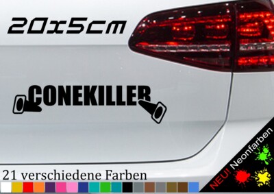 Conekiller Sticker Aufkleber Farhrschule Anfänger Driften JDM Tuning Fun 20x5cm