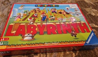 Super Mario Bros Labyrinth (Sealed) The Moving Maze Board Game Ravensburger