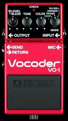 BOSS VO-1 Vocoder Electric Guitar Effect Pedal w/ Mic XLR Input