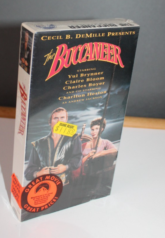 The Buccaneer VHS Movie Sealed Cecil B. Demille