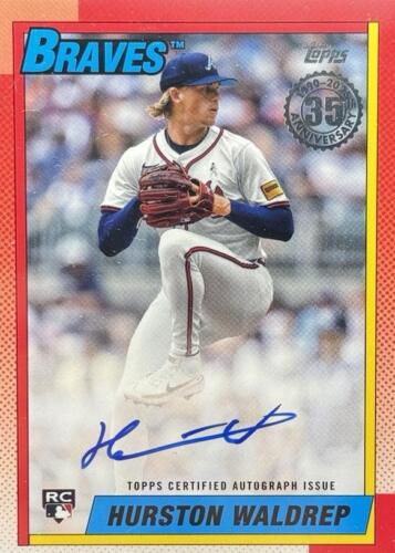 2025 Topps Hurston Waldrep RC #253 [Sandglitter] Atlanta