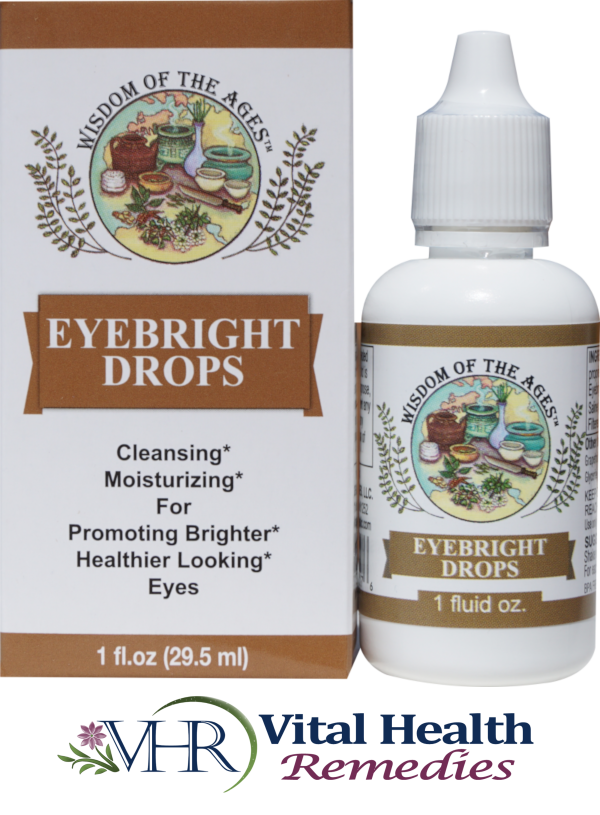 Wisdom of the Ages® - Eyebright Drops - 1 fl oz - All Natural Eye Drops