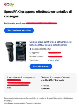 Foto dell'oggetto di un acquirente verificato