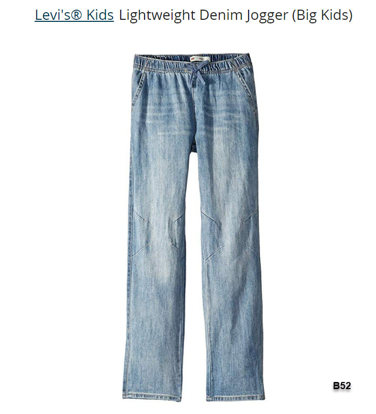 Levi's Kids Lightweight Denim Jogger (Big Kids) Russo 14  B52