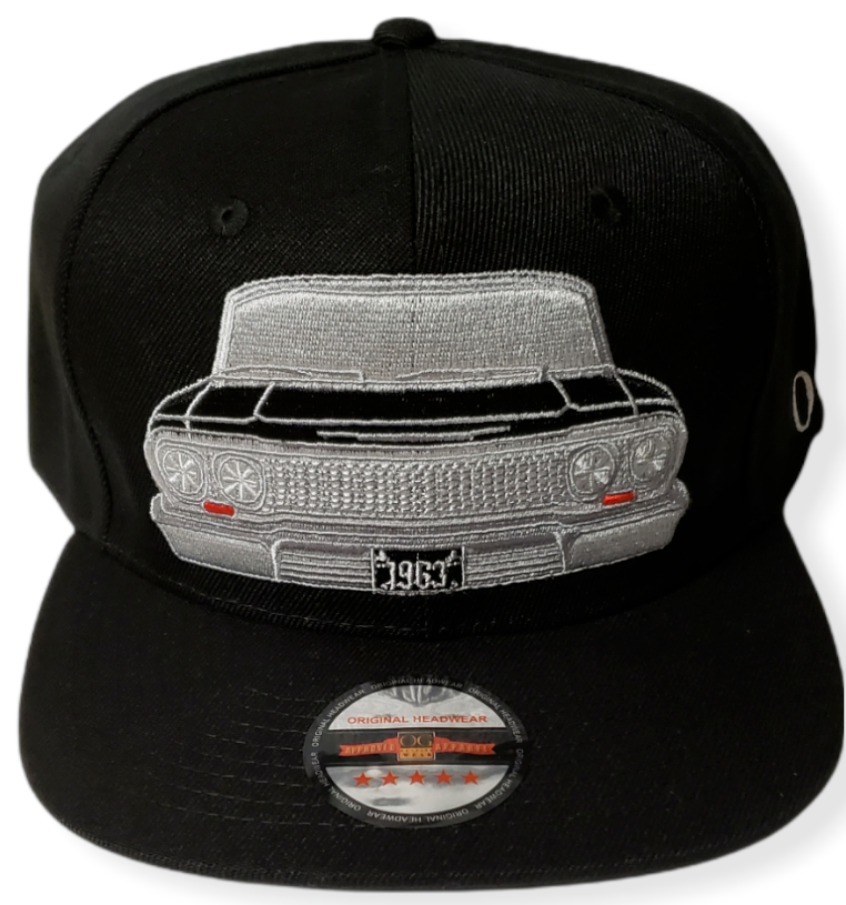 1963 Chevrolet Impala Lowrider Snapback Hat Convertible Hardtop  Station wagon