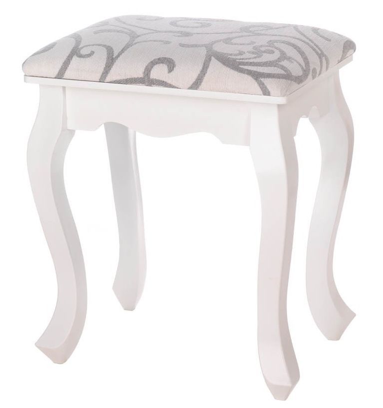 White Ottomans, Footstools and Poufs