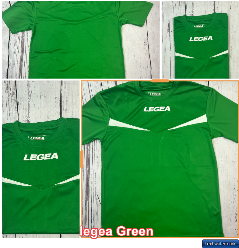 Soccer Football Futbol Official T-shirt LEGEA Green M/L