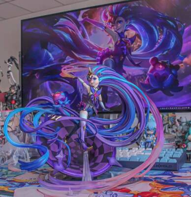 New LOL Official League of Legends Zoe Aspect of Twilight 1/7 Statue Figures