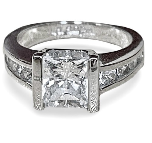 ★TATIANA★ [Silver 925] Bold Princess Cut Ring_CR0491 $_12.JPG?set_id=880000500F