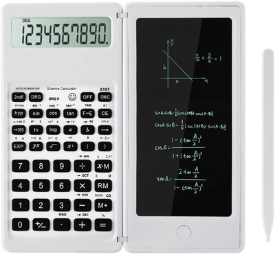 Scientific Calculators， Multifunctional Scientific Calculator with Notepad, 10-D