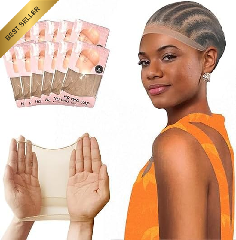 24 PCS HD Wig Cap, Wig Caps for Women, Wig Cap for Lace Front Wig, Stocking Caps