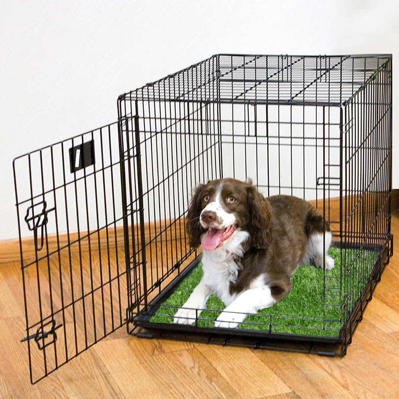 3’ x 3’ Puppy Pet Potty Training Pee Indoor Toilet Dog Grass Pad Mat Turf Patch