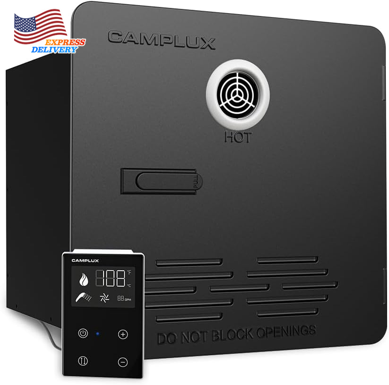 RV Tankless Water Heater 65000 BTU Hot Water Heater with Mixing Tank 2.64GPM NEW