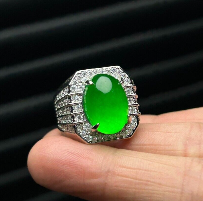 Ring Jewelry Jade Rings Wholesale FNJ 925 Silver Hetian Jade Ring