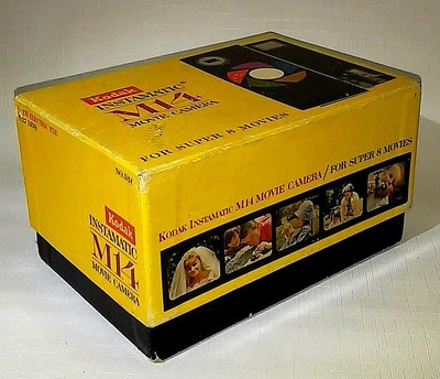 vintage 1960's Kodak M14 Instamatic SUPER 8 camera COMPLETE new BOXED