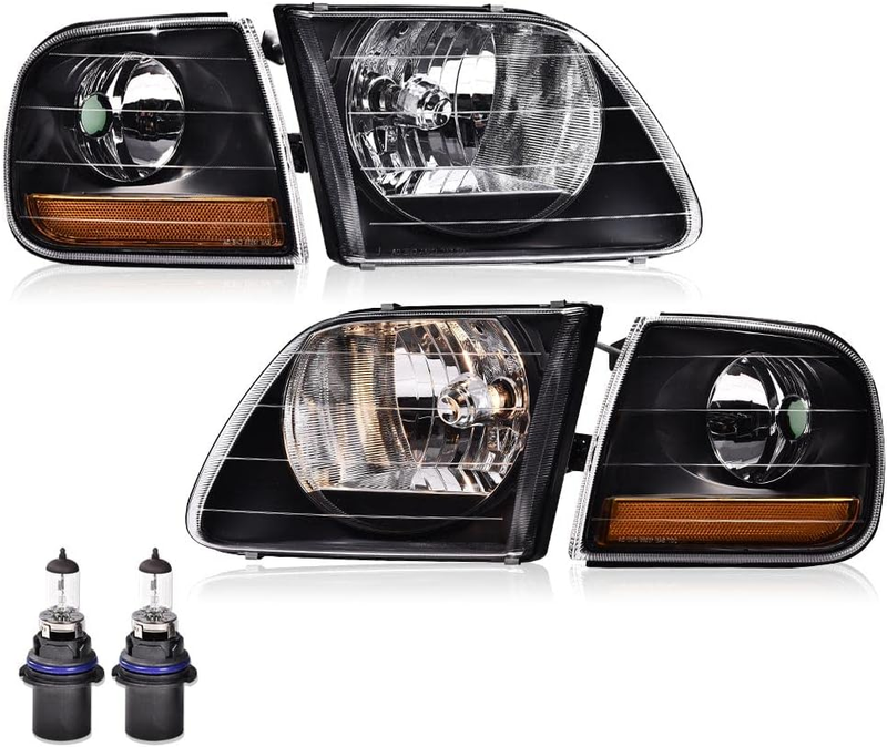 Headlight Assembly Halogen for Ford F150 1998-2003 2004 F150 Heritage