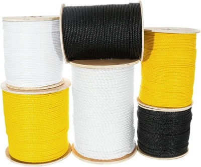 Golberg Twisted Polypropylene Rope - Multiple Colors - 1/4, 5/16, 3/8, 1/2, 5/8,