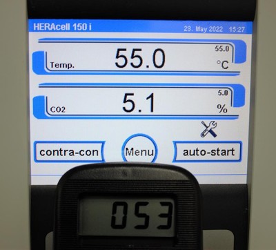 Thermo HERAcell 150i Double Stack 150L Dual Chamber CO2 Incubator 51026283