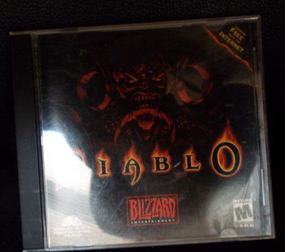 Diablo 1 PC CD-ROM Computer Game 1996 Windows 95 Macintosh Original-FS