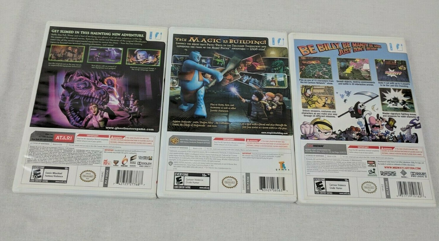 3 Nintendo Wii Games