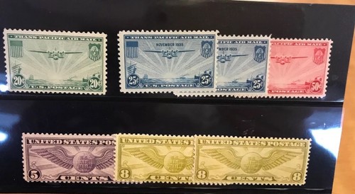US Airmail MNH Stamps SCOTT C16-46 C25-31 F/XF Estate LOT 50 Stamps Postage USA