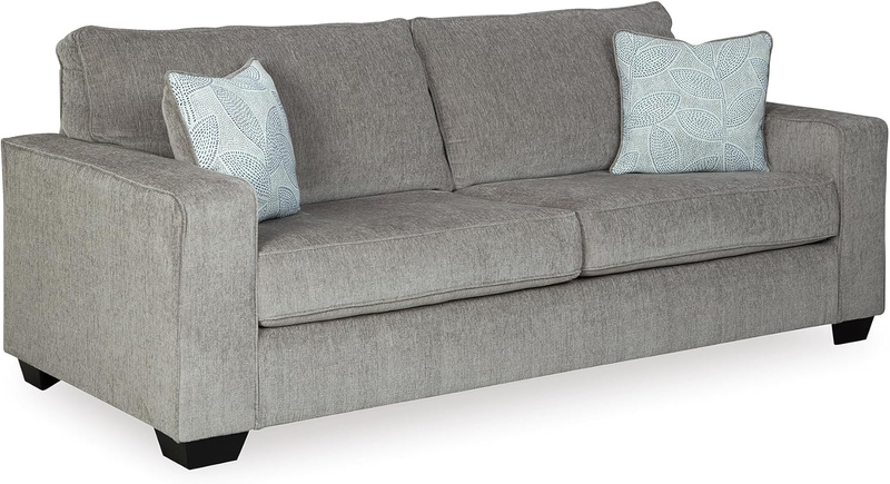 Signature Design by Ashley Altari Modern Queen Sofa Sleeper with 2 Accent Pillow