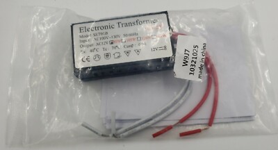 Electronic Halogen Transformer, Low Voltage, 12V 80W, OEM Evrosvet