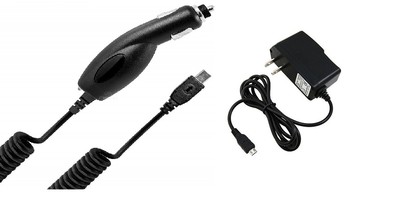 CAR + 2 AMP WALL TRAVEL HOME CHARGER FOR MOTOROLA MOTO E4, E4 PLUS