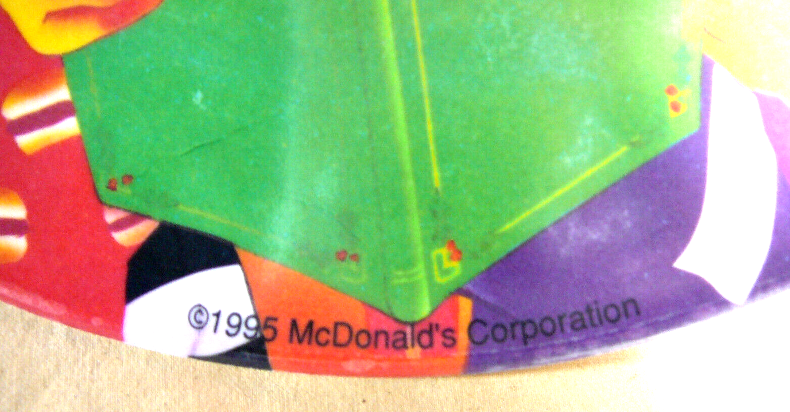 Vtg. 1995 McDonalds Set of 4 Christmas Plates Ronald Grimace Birdie Hamburglar