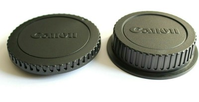 Objektivdeckel Set Aus Metall – 58 Mm, Schwarz Eloxiert, Für Kameraobjektive