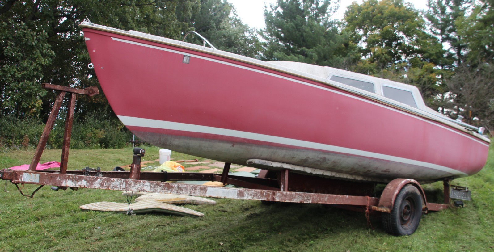 1973 Catalina MKI 22' Sailboat & Trailer - Michigan