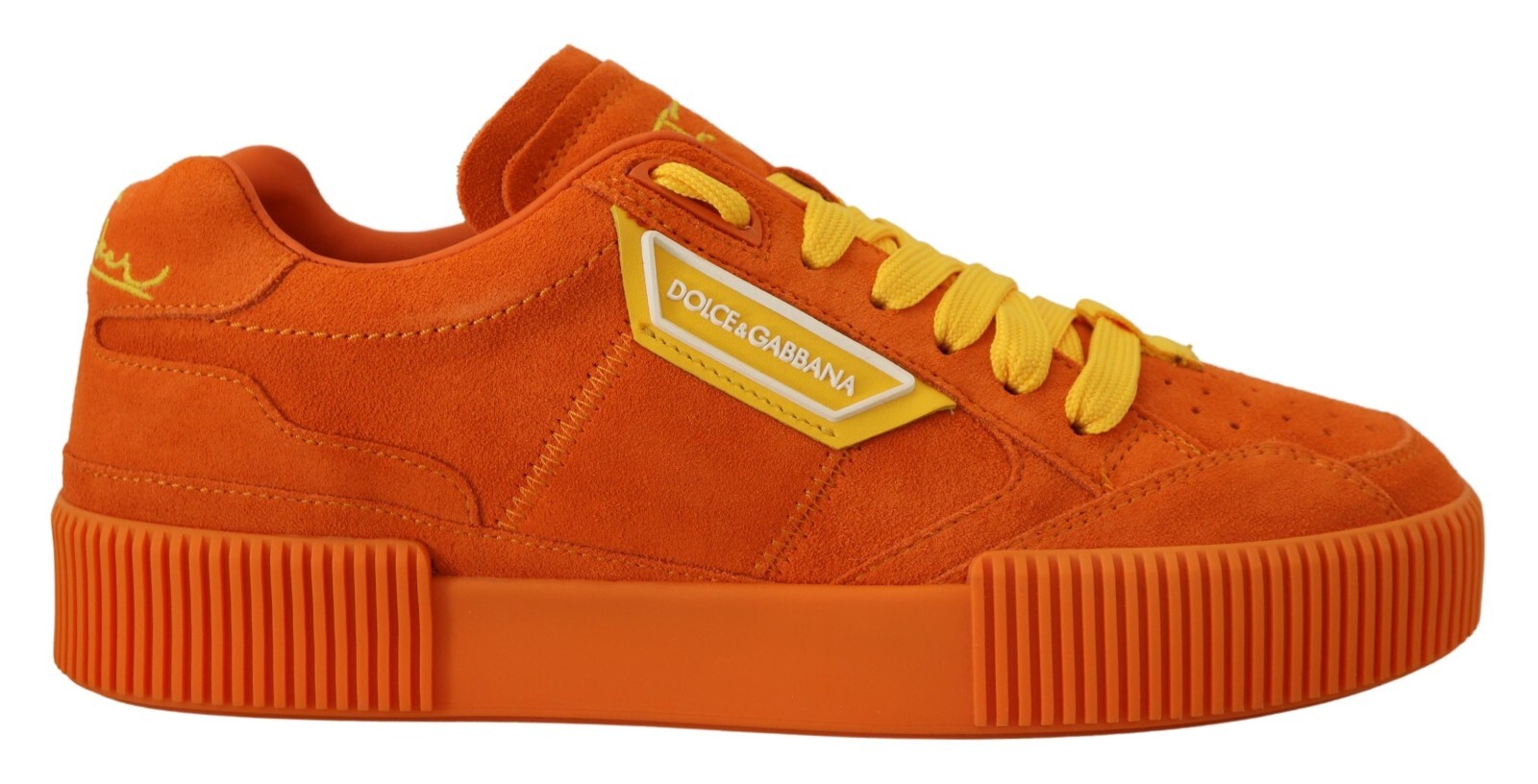 

DOLCE - GABBANA Shoes Оранжевые кожаные кроссовки Pj Tucker EU38 / US7,5 900usd, Оранжевый