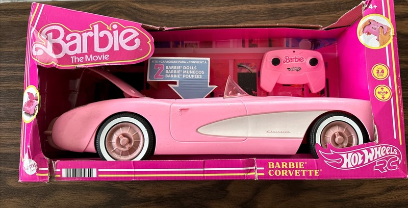 Hot Wheels RC Barbie Corvette Remote Control Car from Barbie: