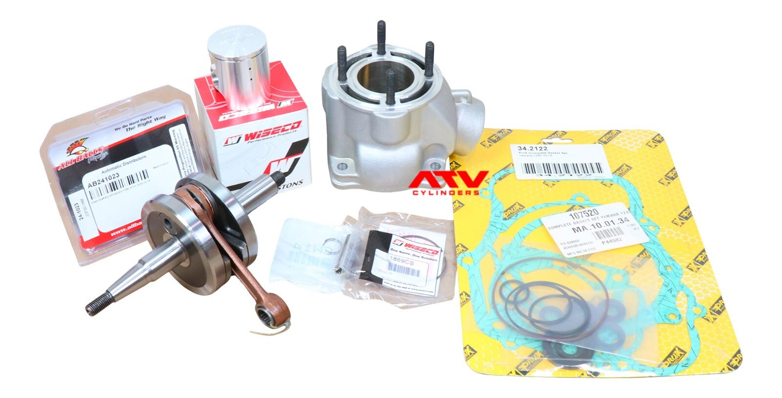 02-18 Yamaha YZ85 YZ 85 Cylinder Jug Wiseco Piston Pro-X Gaskets