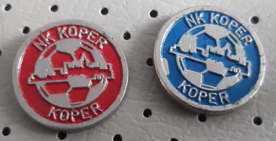 Football club NK Koper Slovenia vintage pins