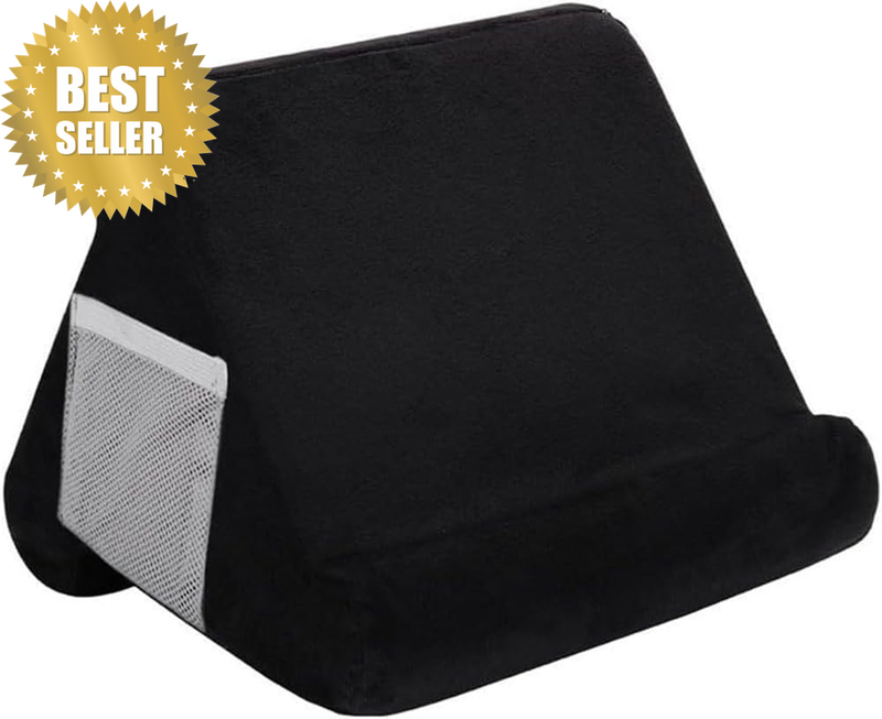 Multi-Angle Tablet Cushion Stand – Soft Lap Pillow Holder for Ipad, Tablets, Sma