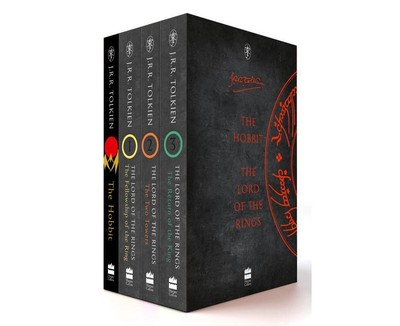 The Hobbit & The Lord of the Rings Boxed Set by J.R.R. Tolkien (English) Paperba