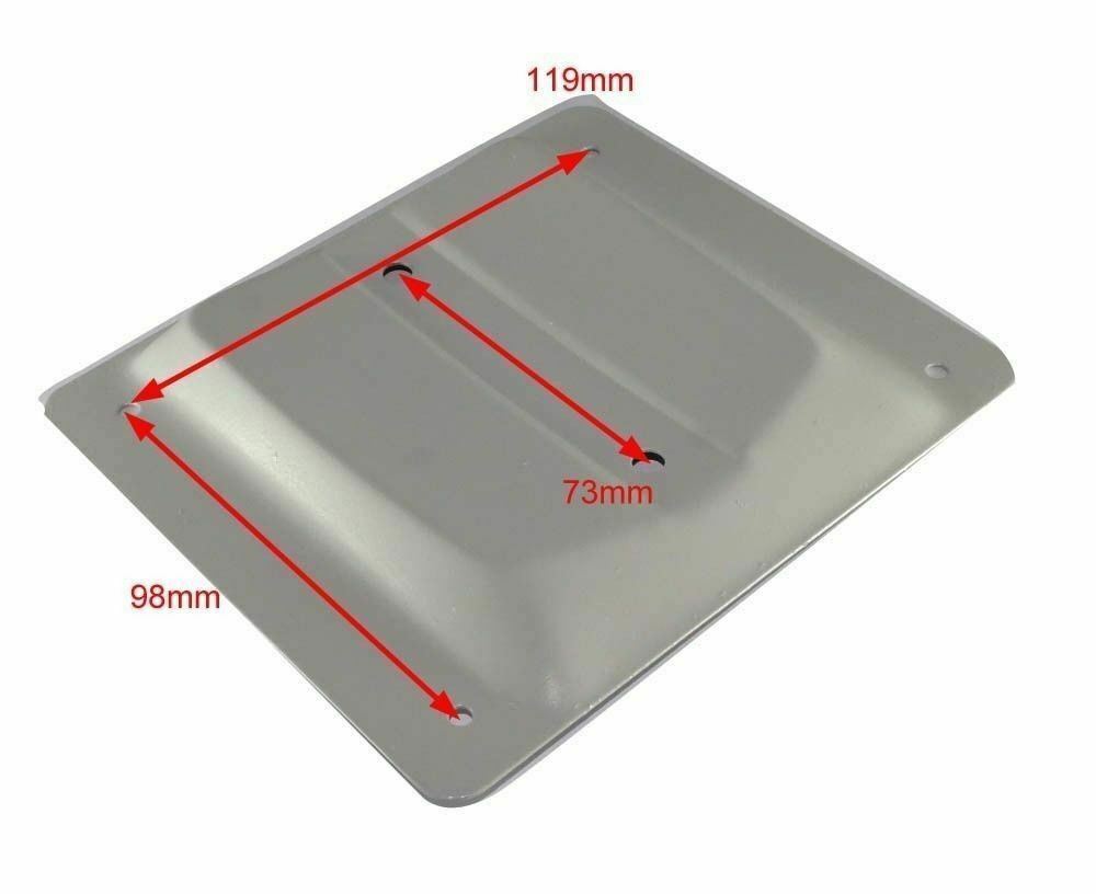 Licence Number Plate Bracket 144X125 mm STEEL VESPA V50 PL170 Scooter  