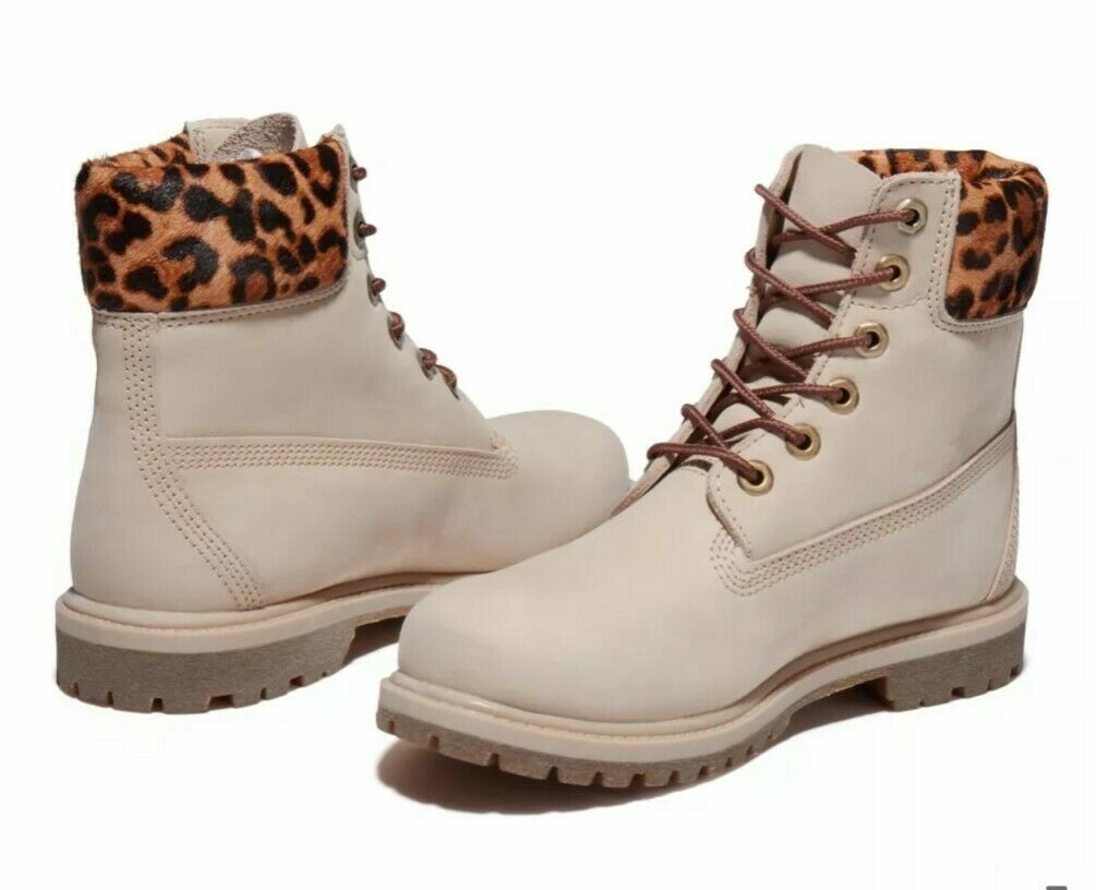 

ЖЕНСКИЕ ВОДОНЕПРОНИЦАЕМЫЕ БОТИНКИ TIMBERLAND 6 ДЮЙМОВ ИЗ КОЖИ НУБУК СЛОНОВОЙ КОЖИ, A2GY5, Цвет слоновой кости, A2GY5