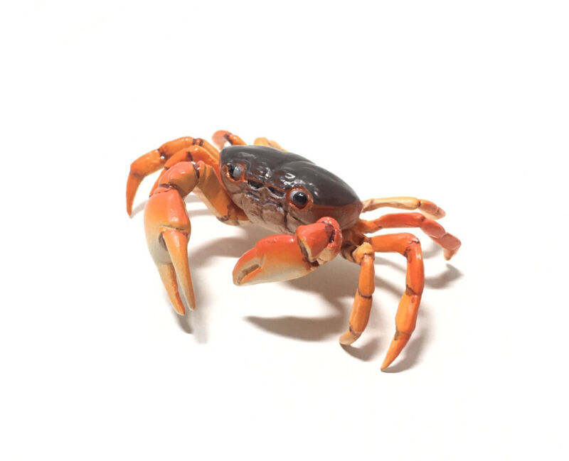 Kaiyodo Animatales Choco Q Series 9 Red claws Freshwater Crab Figure No Paper