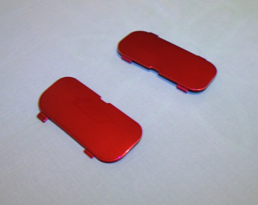 Honda VFR 800 VTEC 20032011 grab rail covers Candy Glory Red R101CU