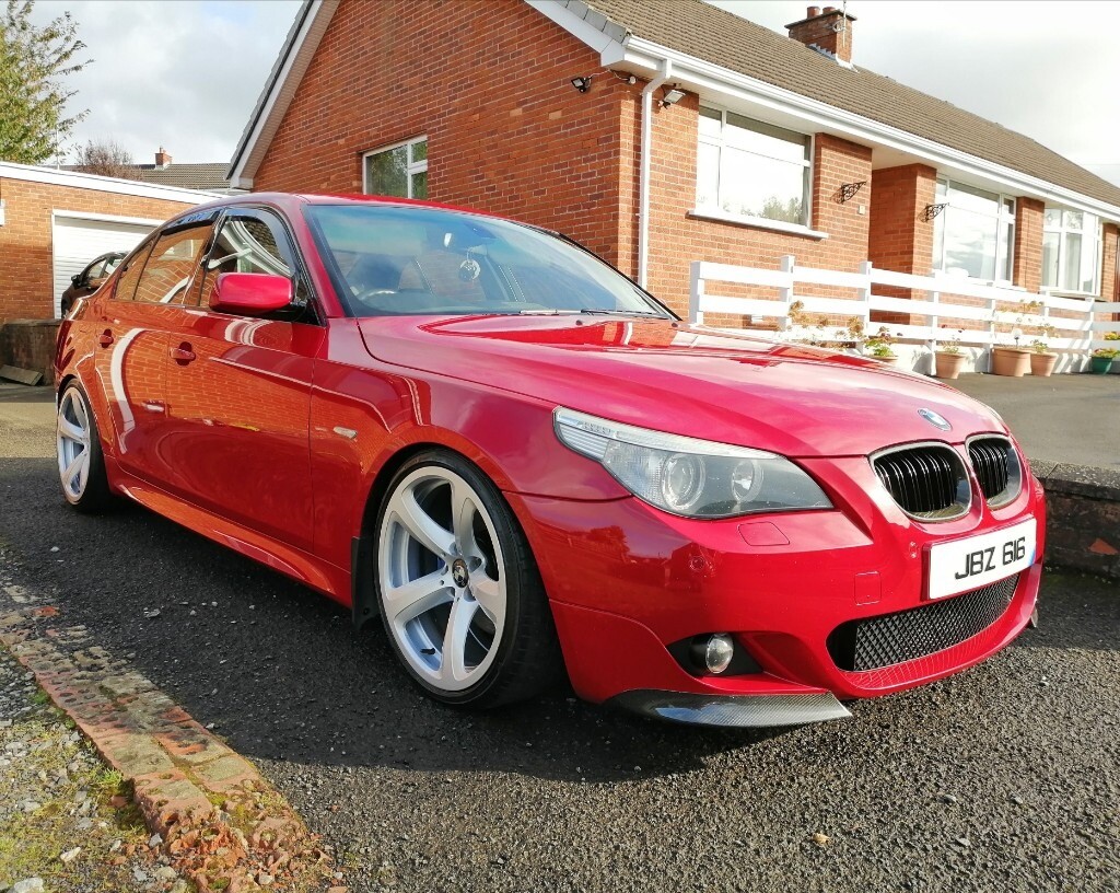 Bmw e60 red
