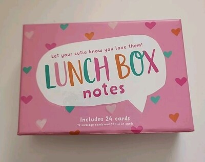 Lunch Box Notes Includes 24 Cards Eccolo World Traveler 12 Message 12 Blank