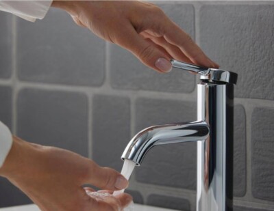 DURAVIT C1 SLEEK MODERN CHROME SINGLE HANDLE /HOLE BATHROOM FAUCET